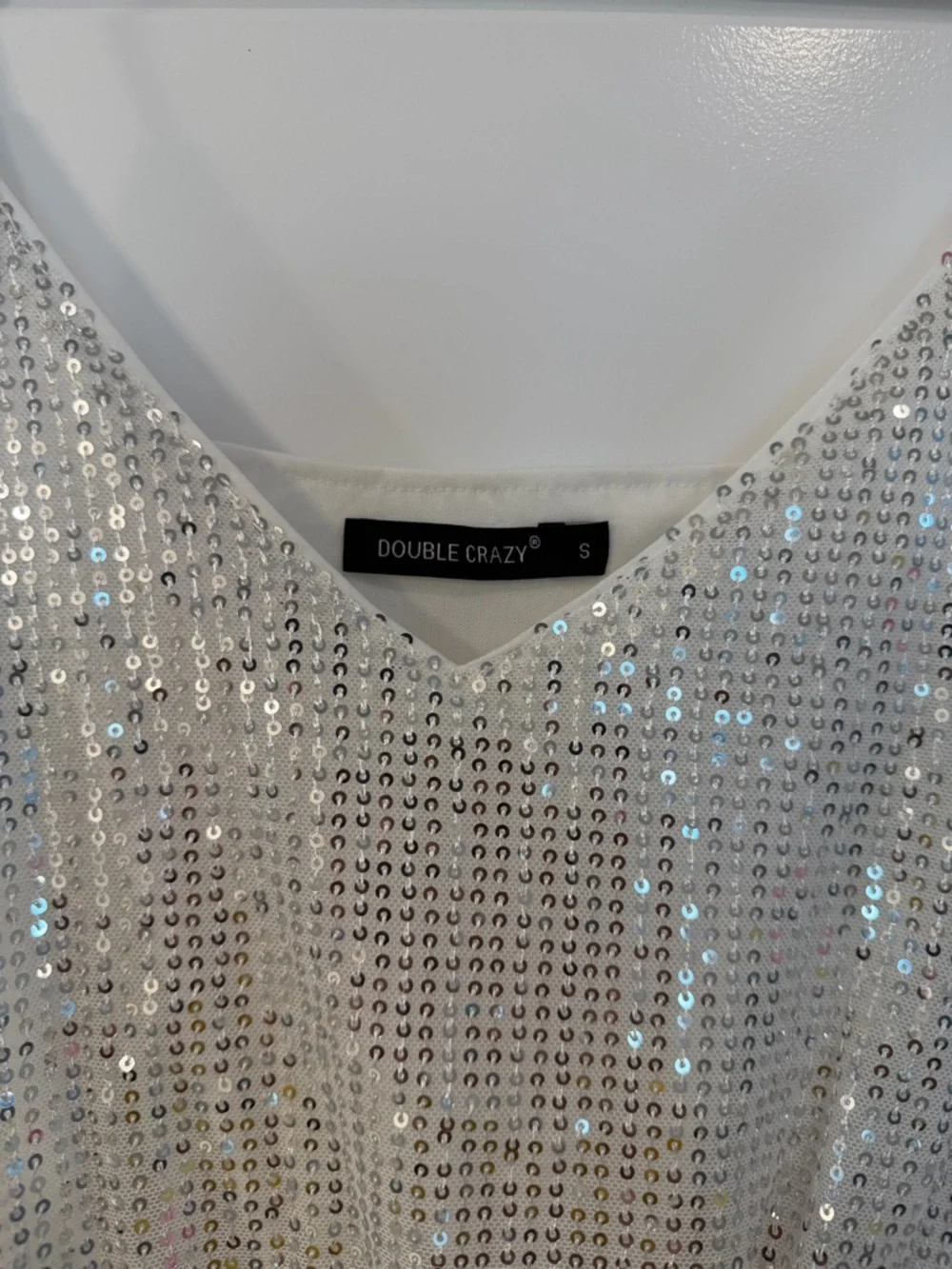 Sequin Romper- NEVER WORN, SMALL - Picture 3 of 3